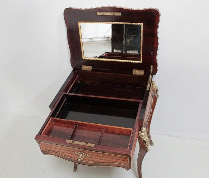 antique rosewood coffee table 8