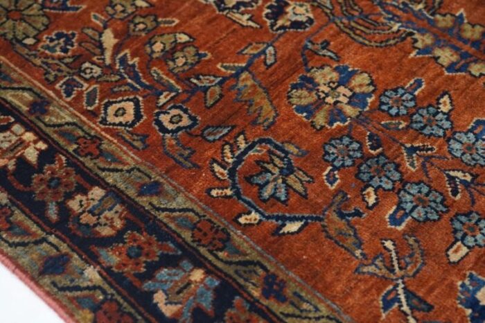 antique sarouk rug 26 x 411 2207