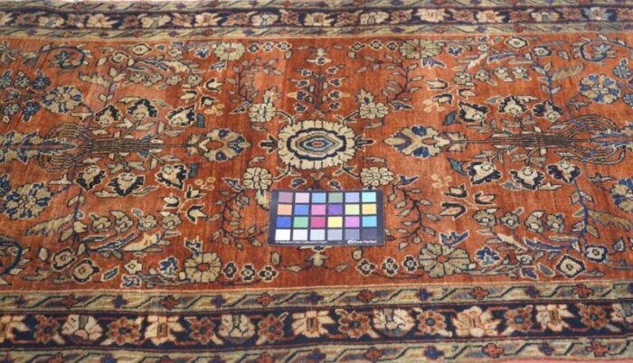 antique sarouk rug 26 x 411 2437