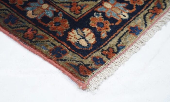 antique sarouk rug 26 x 411 4110