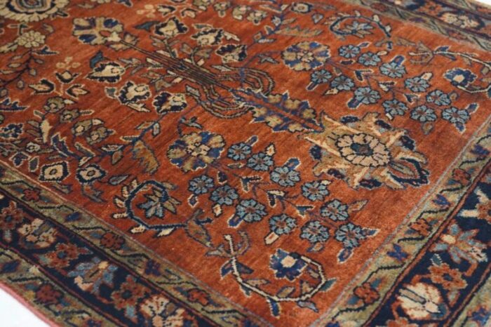 antique sarouk rug 26 x 411 5253