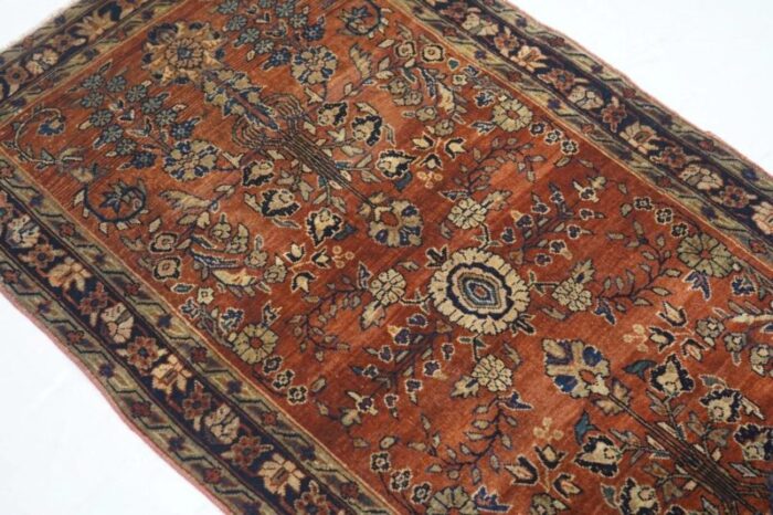 antique sarouk rug 26 x 411 7494