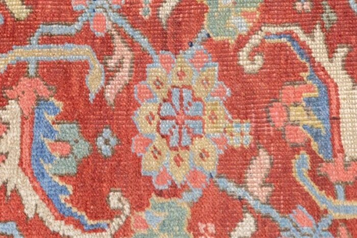 antique serapi rug 88 x 124 1347