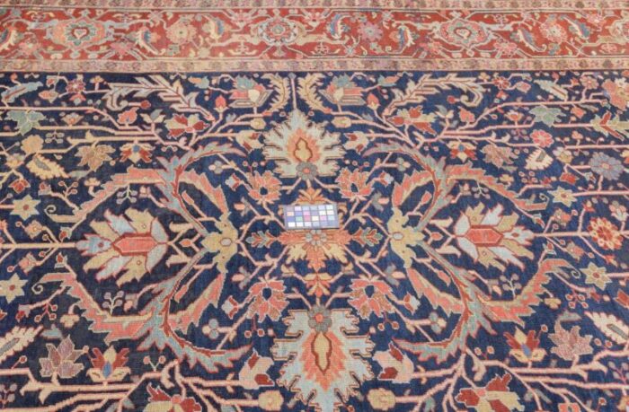 antique serapi rug 88 x 124 9358