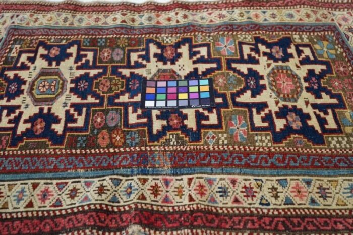 antique shirvan rug 27 x 32 2884