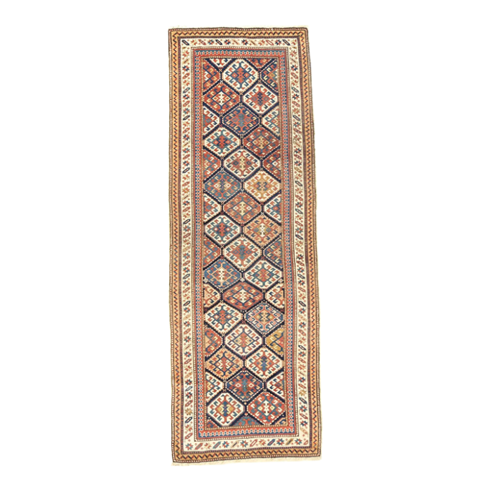 antique shirvan rug 34 x 96 9177