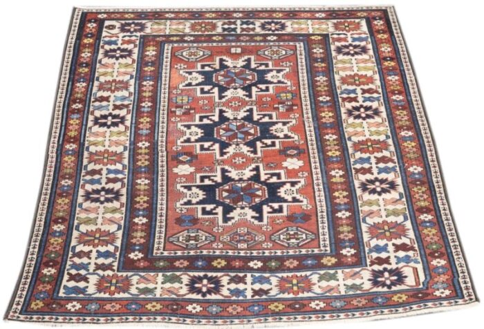 antique shirvan rug 38 x 46 0694