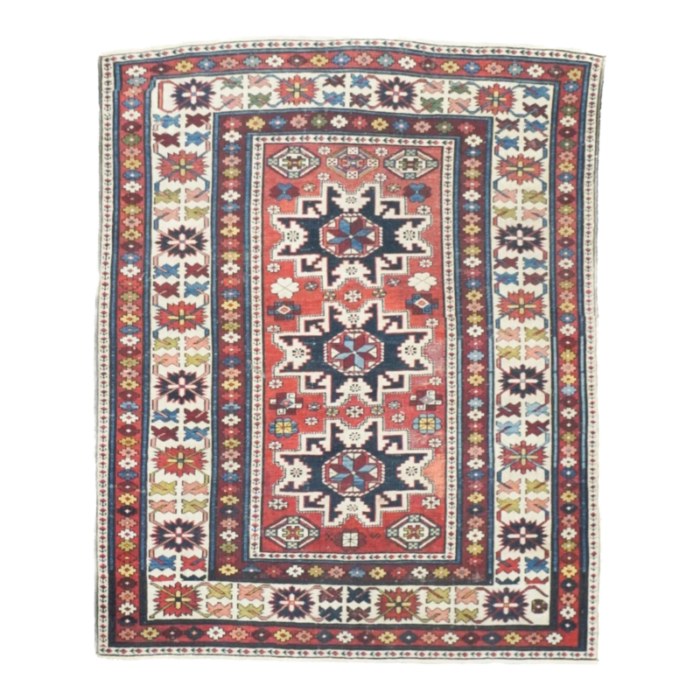 antique shirvan rug 38 x 46 5180