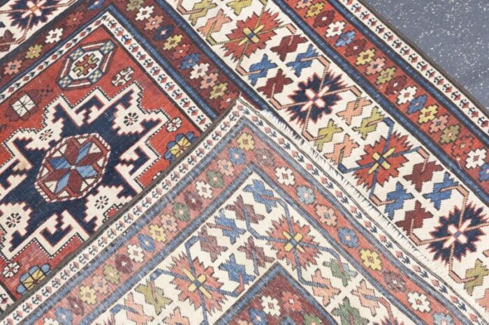 antique shirvan rug 38 x 46 7857