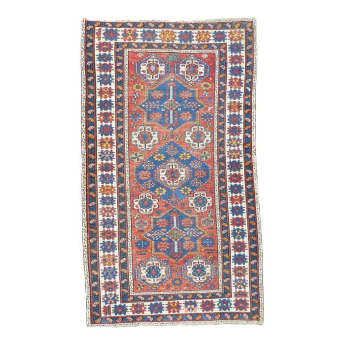 antique shirvan rug 41 x 7 6391