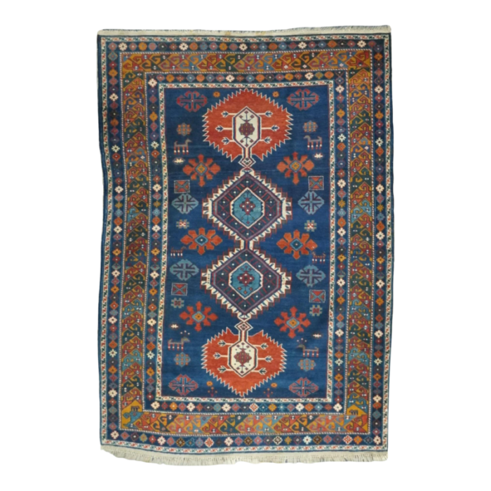 antique shirvan rug 42 x 6 1473