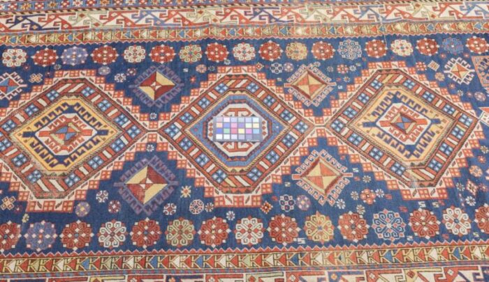 antique shirvan rug 45 x 9 0442