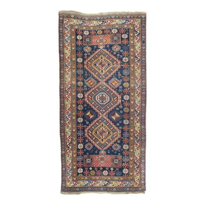 antique shirvan rug 45 x 9 0699