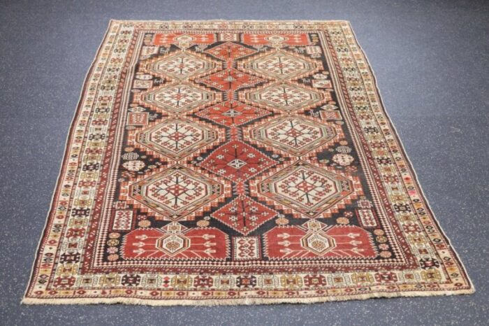 antique shirvan rug 47 x 74 7373