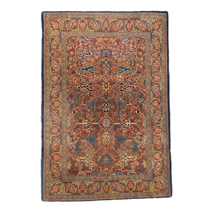 antique tehran rug 47 x 610 9241