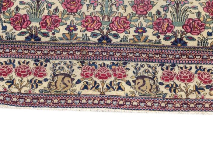 antique tehran rug 47 x 611 0555