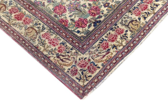 antique tehran rug 47 x 611 1538