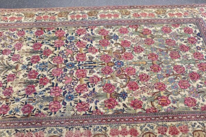 antique tehran rug 47 x 611 2981