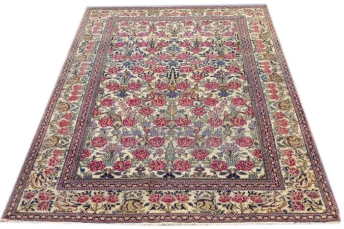 antique tehran rug 47 x 611 8152