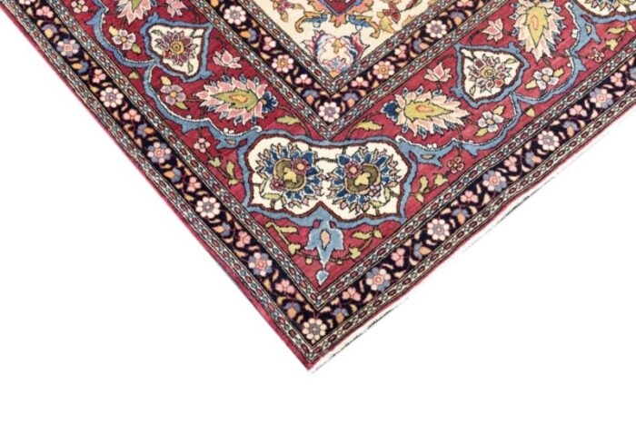 antique tehran rug 47 x 73 0179