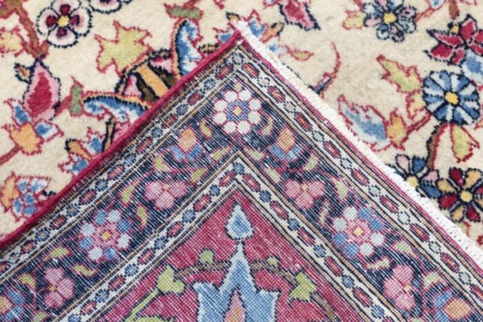 antique tehran rug 47 x 73 3877