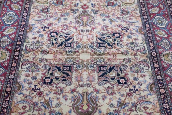 antique tehran rug 47 x 73 5341