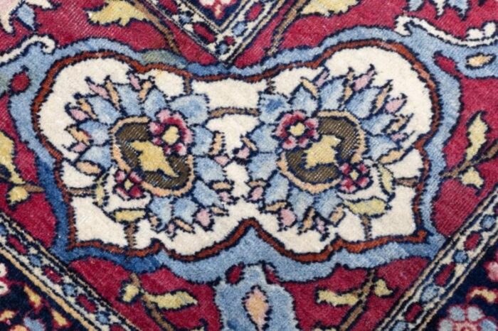 antique tehran rug 47 x 73 9290