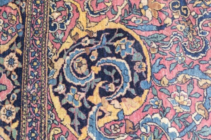 antique tehran rug 48 x 610 3162