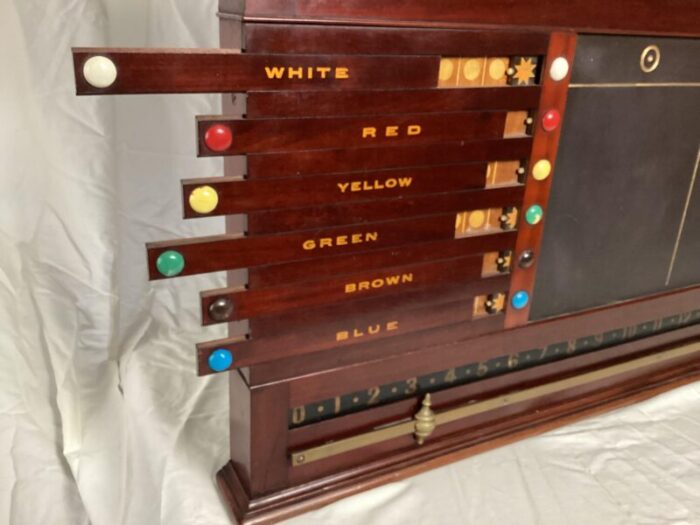 antique thurston and co ltd london snooker billiards scoreboard 0664