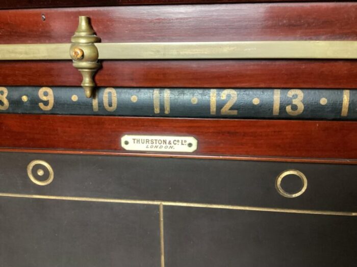 antique thurston and co ltd london snooker billiards scoreboard 5643