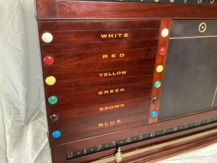 antique thurston and co ltd london snooker billiards scoreboard 6112