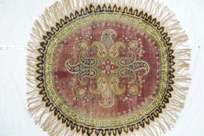 antique turkish rug 45 x 46 3088