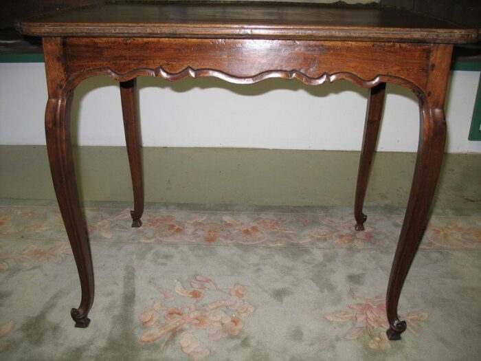 antique walnut coffee table 5