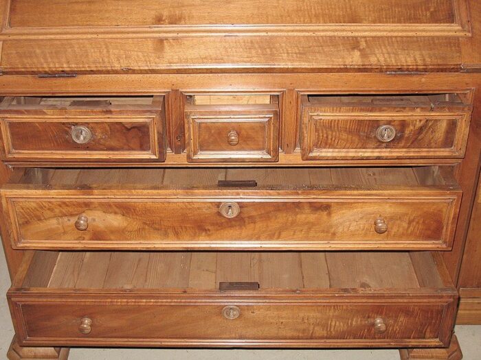 antique walnut secretaire 2