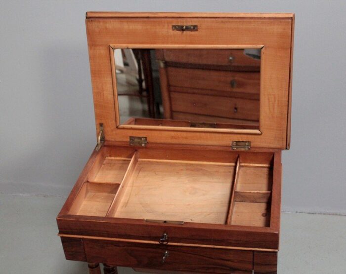 antique walnut side table 3 1