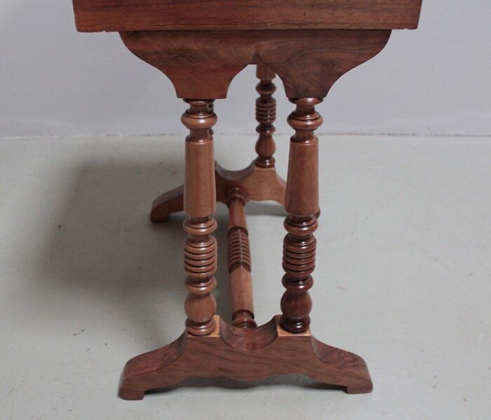 antique walnut side table 4 1