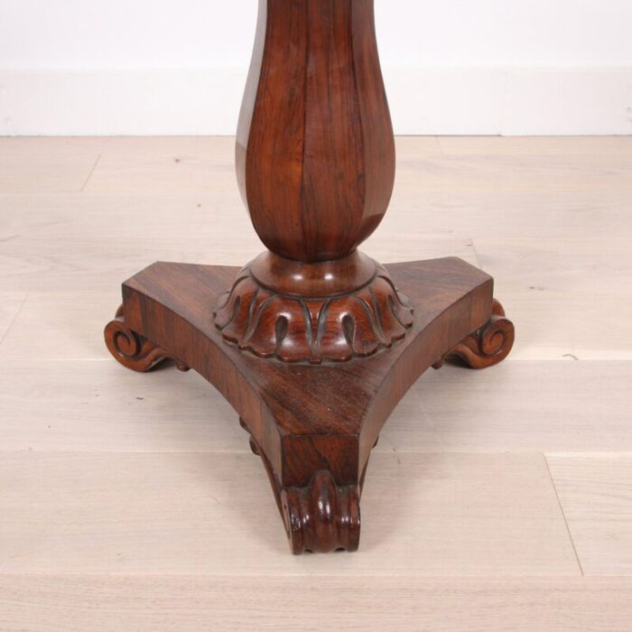 antique william iv rosewood stool 3