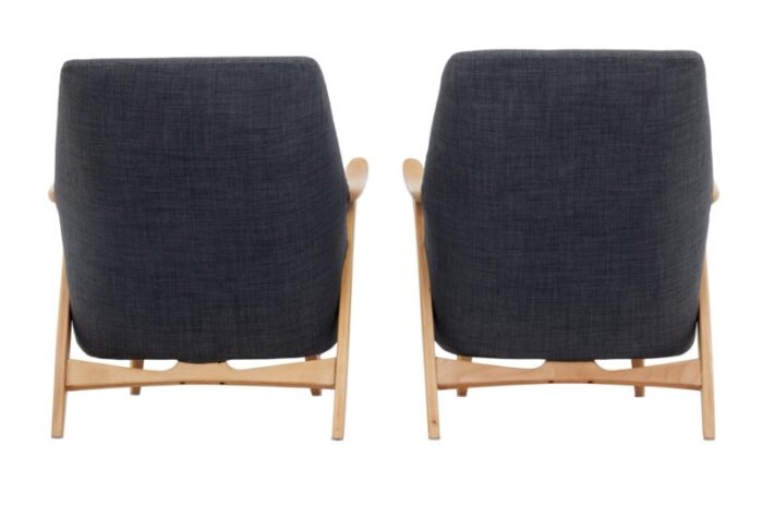 armchairs by svante skogh for seffle mobelfabrik 1950s set of 2 4