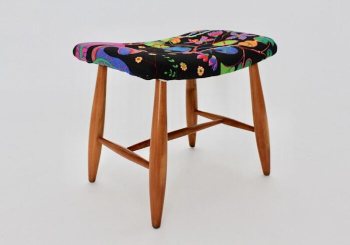 art deco cherry stool by josef frank for haus garten vienna 1920s 1