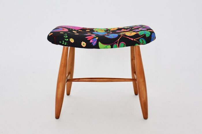 art deco cherry stool by josef frank for haus garten vienna 1920s 3