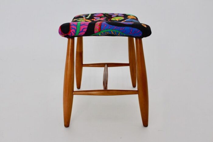 art deco cherry stool by josef frank for haus garten vienna 1920s 6