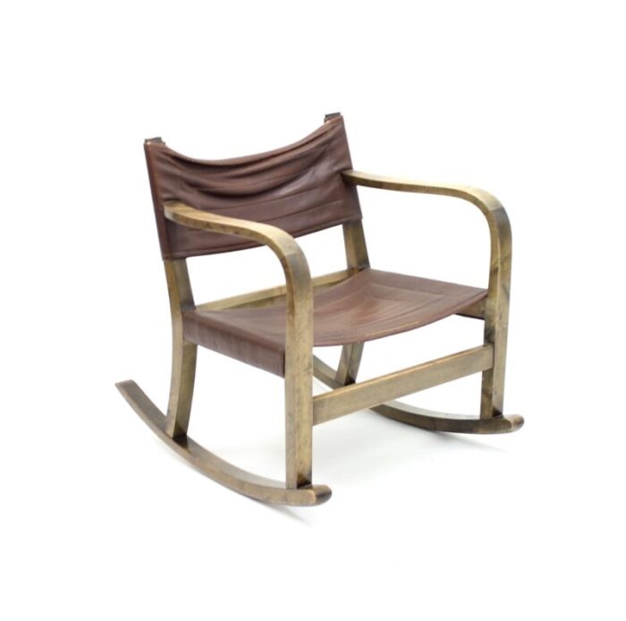 art deco rocking chair attributed to eskil sundahl for bodafors 1930s 1