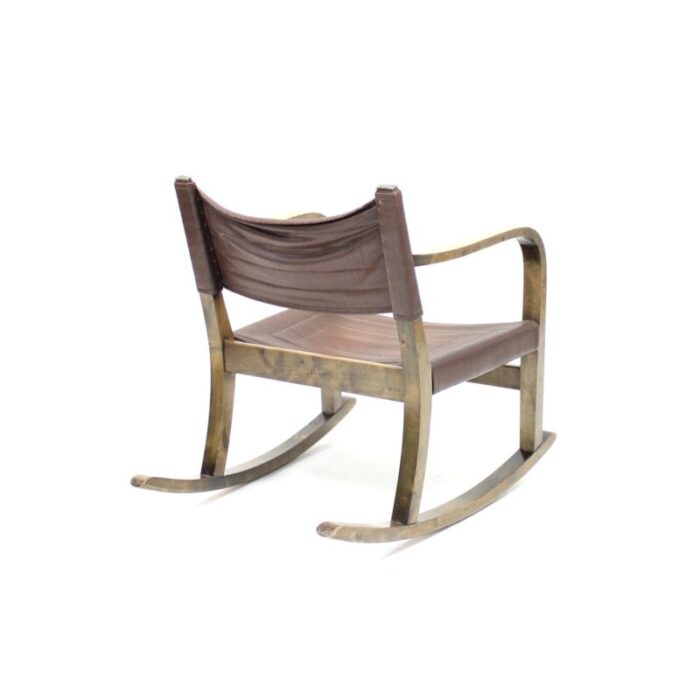 art deco rocking chair attributed to eskil sundahl for bodafors 1930s 10