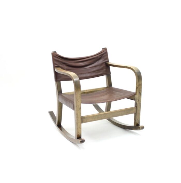 art deco rocking chair attributed to eskil sundahl for bodafors 1930s 4