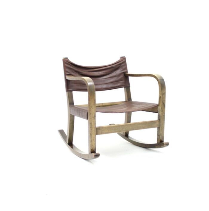 art deco rocking chair attributed to eskil sundahl for bodafors 1930s 5