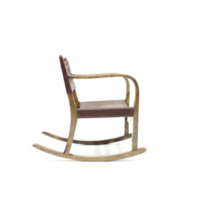 art deco rocking chair attributed to eskil sundahl for bodafors 1930s 6