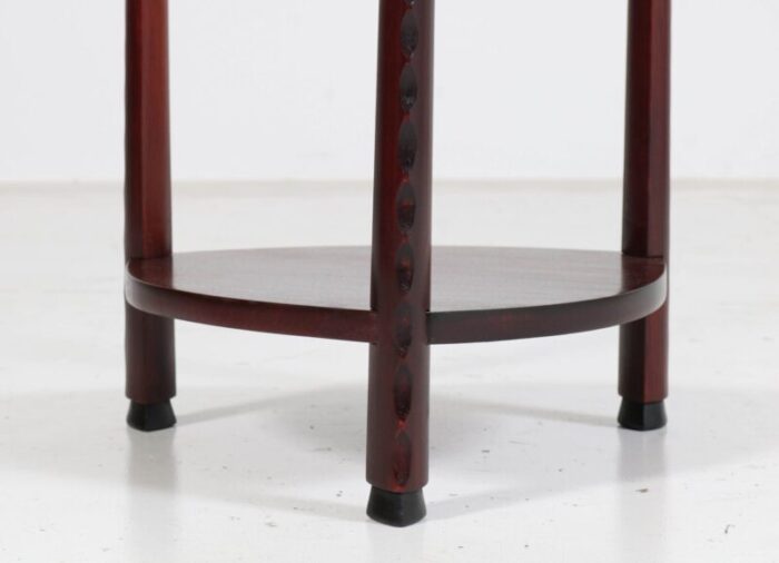 art deco stained beech side table attributed to piet kramer 1920s 8