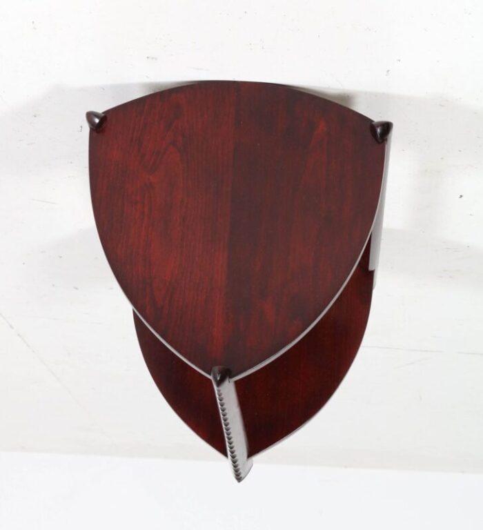 art deco stained beech side table attributed to piet kramer 1920s 9