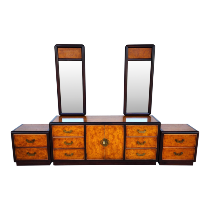 asian chinoiserie bedroom set by dixie furniture 4181