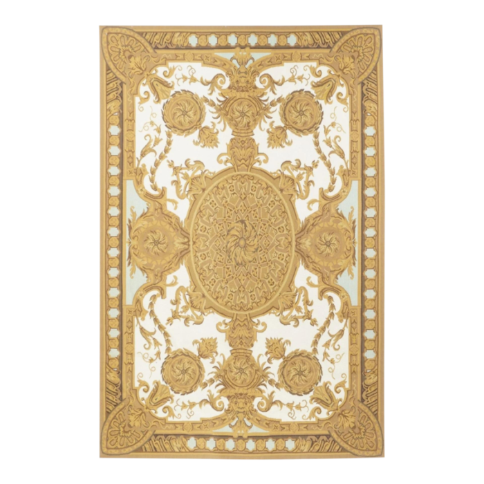 aubusson rug 4 x 6 3052